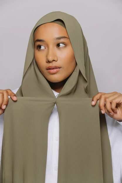 MentonElla™ – Hijab Instantané avec Aimants Intégrés